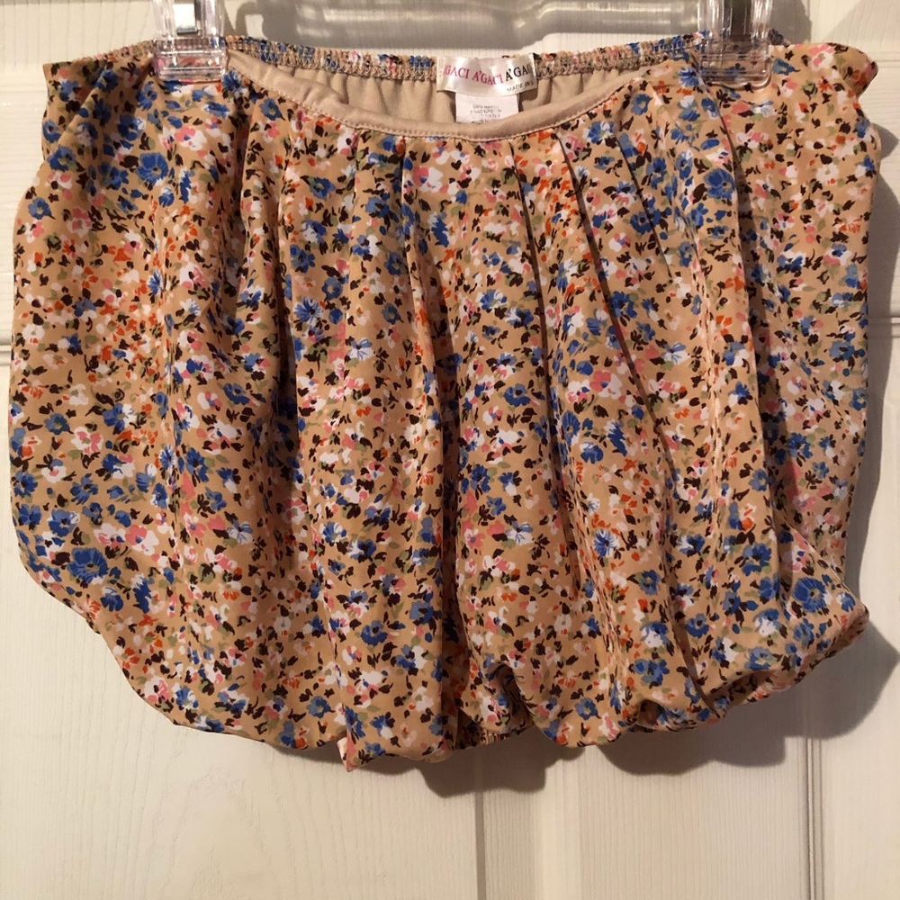 Strapless Crop Top